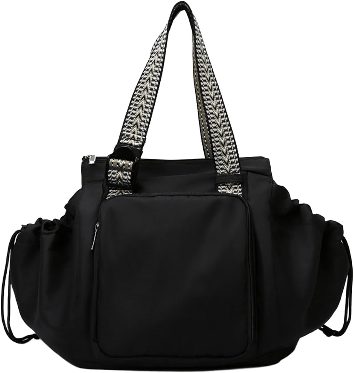 Multifunctional Travel Organizer Bag for Ladies - Doubles as a Stylish Backpack, Crossbody and Shoulder Bag, Boasts Great Storage Capacity(Black)