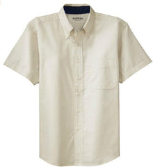 Clothe Co. Men's Short Sleeve Button Down Shirt with Front Pocket (Available in Big & Tall)
