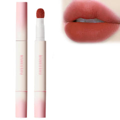 Cushion Lip Powder Cream, Matte Air Cushion Lipstick, Liquid Lipstick, Velvet Matte Lip Cream, Nude Lip Stain, Non-Stick Cup, Quick-Drying, Long Lasting Lipstick 24 Hour Waterproof (#03, 2g)
