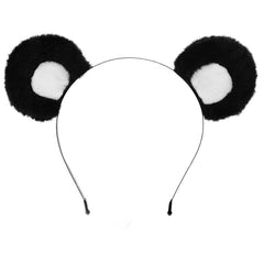 SIOTMERA Bear Ears Headband Brown, Cute Care Movable Hairband Adult with Toddler Animals Costume, Soft Makeup Head Wear for Washing Face Women