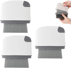 2-in-1 Groove Cleaning Brush - 2025 Upgraded Crevice Cleaner for Window Tracks, Sliding Doors, Sills, Tile Lines & Car Vents | Handheld Grout Brush Tool Set for Tight Spaces (3)