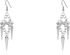 Punk Spike Earrings for Women Men Personalized Spike Dangle Earrings Gothic Earrings for Women Geometric Fashion Alt Earrings Jewelry