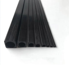 Carbon Fiber Square Tube 8pcs RC Model Accessories Outer Diameter 2mm 2.5mm 3.0mm 4mm 5mm 6mm 8mm 10mm Multi-Size Length 500mm for Rc Airplane(10x10x8.5mm)