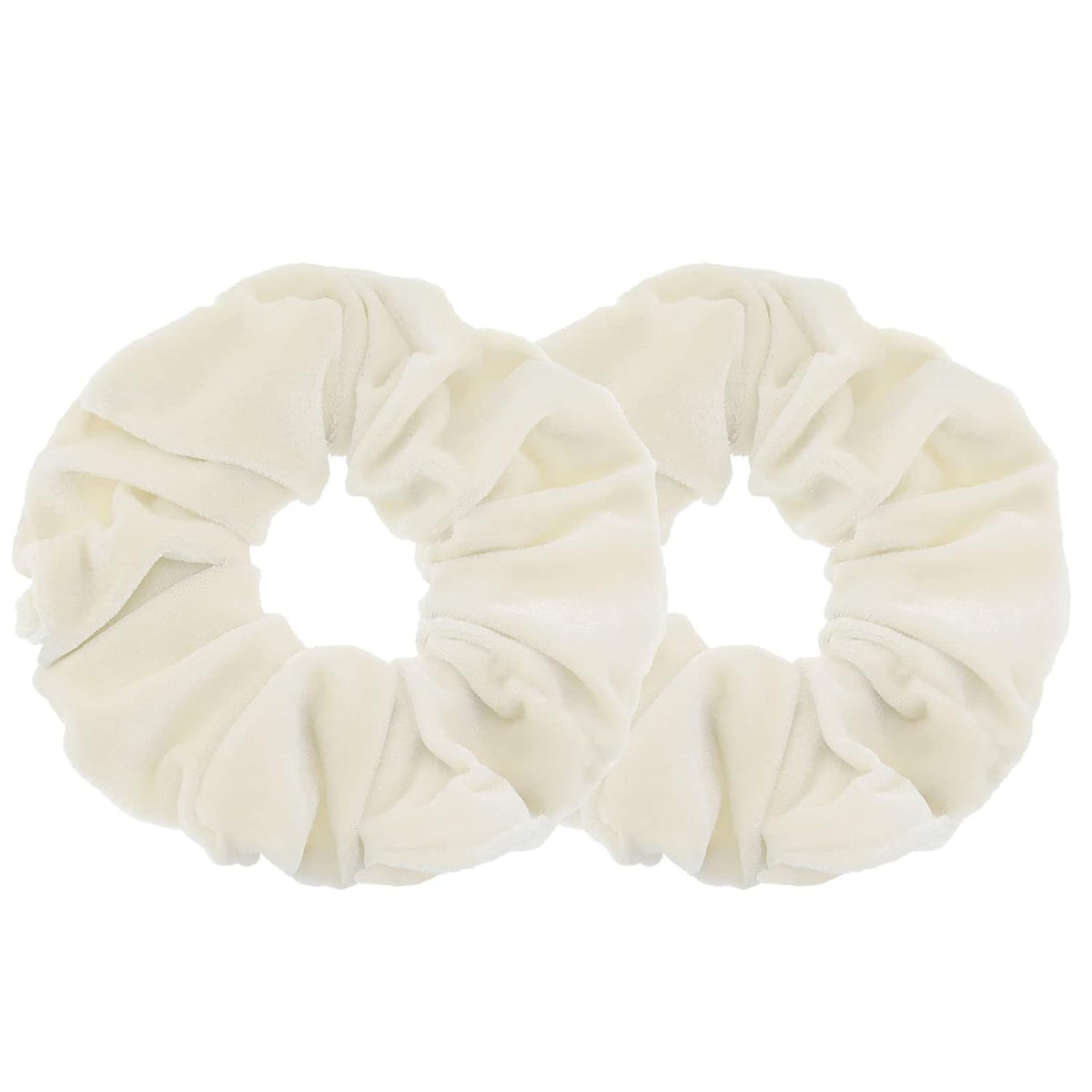 2 Pcs Pink Color Large Size Scrunchies for Hair Women Hair Elastic Bands