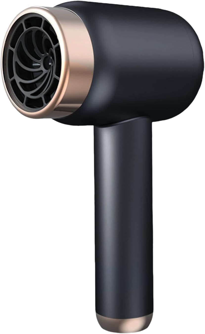 2025 Battery Hair Dryer Rechargeable with USB Charging Cold Hot Wind Wireless Hair Dryer with Battery for Travel Camping (Gray Hair Dryer Comb Set)