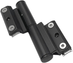 Engineering Parts Wholesale Black Aluminum Profile Hinges Aluminum Doors Hinges Capacity 120kg(Right)