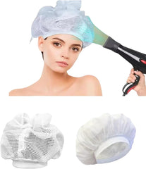 Net Plopping Cap,Hair Cover for Sleeping Soft Elastic Band Mesh Cap,Womens Bonnets for Hair Sleeping,（total 2pcs)
