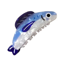 Novelty Salmon Fish Hair Clip, Acetate Hair Clips, Girl Women Small Claw Hairpin, Non Slip Unique Cute Barrettes for Thick and Thin Hair
