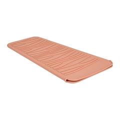 Silicone Heat Resistant Mat, Protects Surfaces from Heat Damage, Provides Slip Resistance, and Offers Multipurpose Storage for Hot Hair Styling Tools (1 Pack, Beige)