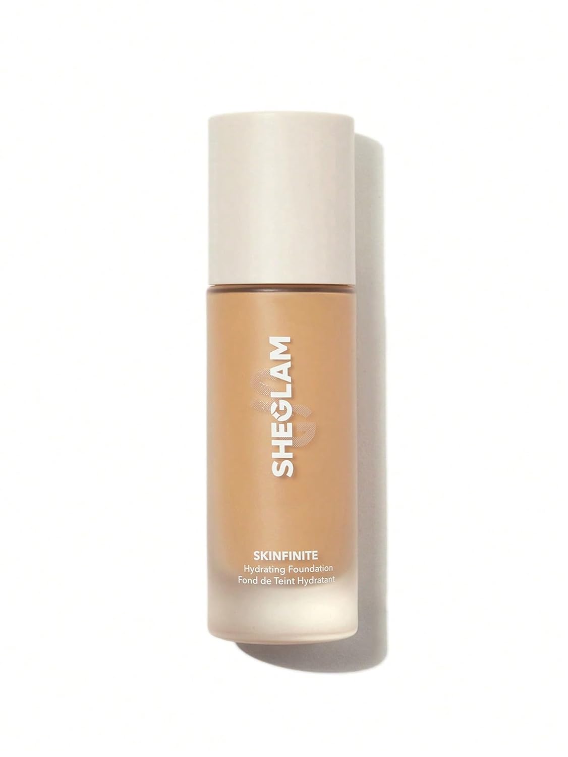 SHEGLAM Skinfinite Hydrating Foundation Flawless Dewy Foundation Hydrating Coverage Invisible Pore Concealer Pore-less Non-Greasy Lightweight Natural Soft Liquid Foundation-Sand
