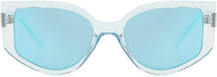 Retro Cat Eye Sunglasses for Women Oversized Sun Glasses Trendy with UV Protection Shades