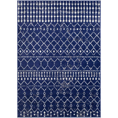 Livabliss Joel Mod Black/Ivory Ombre Geometric Striped Area Rug