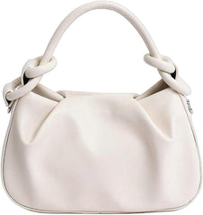 2025 Handle Cloud Bag Women’s PU Leather Hobo Purse with Detachable Strap Magnetic Small Crossbody Shoulder Bag