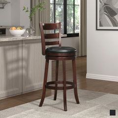 Fremont & Park Aris Ladder Back Swivel Barstool