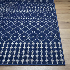 Livabliss Joel Mod Black/Ivory Ombre Geometric Striped Area Rug