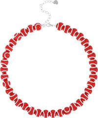 Baseball Necklace Softball 8 Ball Necklace Cool Sports Enthusiasts Jewelry Gift Acrylic Beaded Choker Necklace for Women Men
