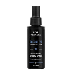 Live Bearded Utility Spray - All Purpose Cologne with Natural Fragrance - Made in the USA - 3.4 fl oz Bottle | American Scent - Cedar, Vetiver, Bergamont