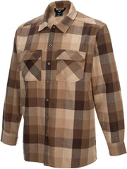 Vertx Last Line Mens Long Sleeve Plaid Flannel Tactical Shirt with Pockets Built for Concealed Carry, CCW, and Daily Wear