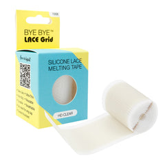 STUDIO LIMITED Fake Scalp Tape Lace Wig Grids and Knots Eraser Silicone Melting Tape, Bye Bye Lace Grid HD Natural Hide Cover Skinlike Durable Breathable Reusable Ultra-Thin Non-Slip Tape (Natural)