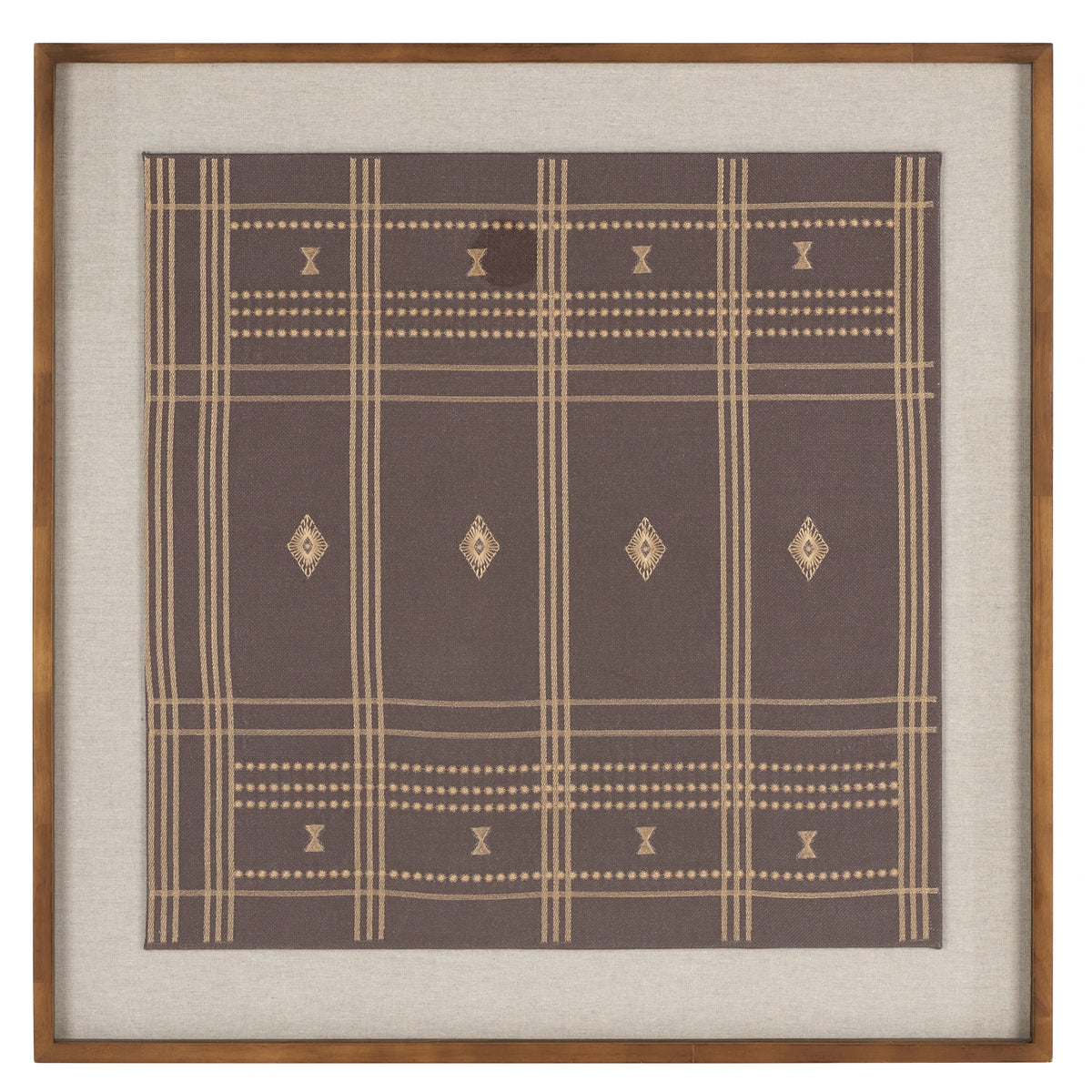 SAFAVIEH Home Terra 30-inch Black Framed Textile Art