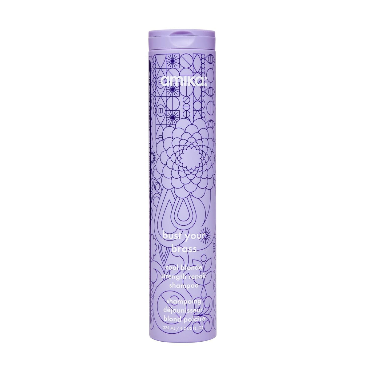amika bust your brass cool blonde strength repair shampoo