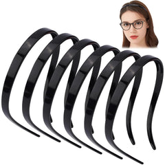 TOBATOBA No Pressure Headbands - Square Sunglasses Headbands for Women & Girls, Non Slip 6Pcs