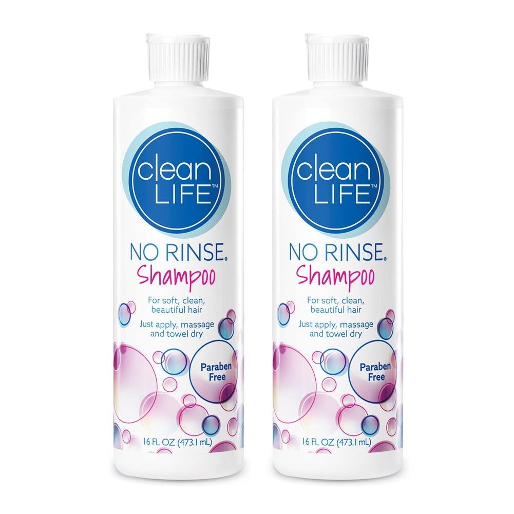 No-Rinse Shampoo, 16 fl oz - Leaves Hair Fresh, Clean and Odor-Free, Rinse-Free Formula
