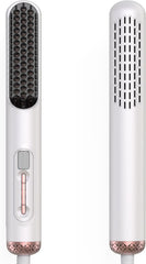 Hair Straightening Brush - Ionic Hair Brush Straightener for Women | Heated Straightener Comb for Smooth, Anti-Frizz