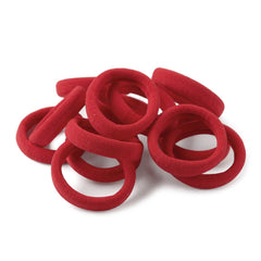 XIMA 60pcs Nylon Elastic Hair Ties Hair Ties Bands Rope No Crease Elastic Fabric Large Stretch Ouchless Ponytail Holders (60pcs-White(HT007-18))