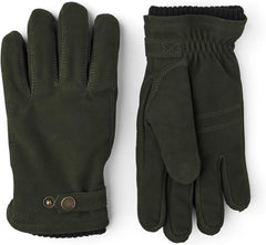 Hestra Men's Bergvik Nubuck Leather Insulated Gloves for Cold Weather