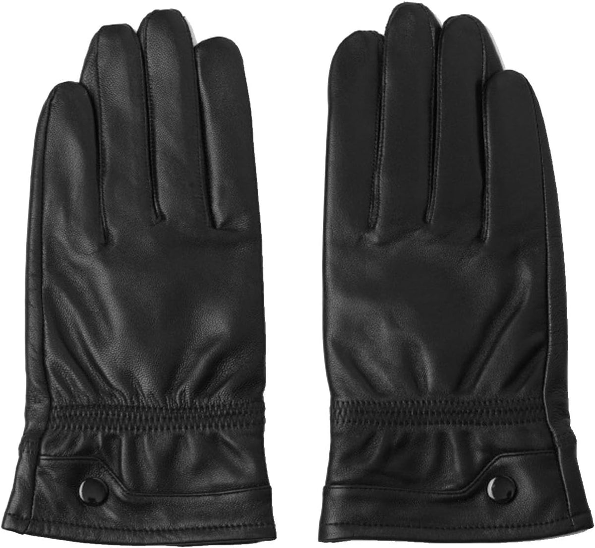 Black Gloves,winter Gloves,mens Luxury Gloves With Cashmere Lined