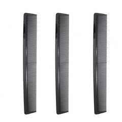 Avenoir Carbon Fiber Cutting Comb - Professional 8.3" Anti-Static Heat Resistant Fine and Wide Tooth Comb for All Hair Types, 2 Pack