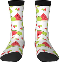 Casual Crew Socks for Women Lightweight, Mens Dress Socks Unisex Breathable