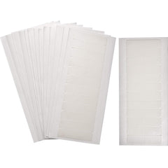 TecUnite 180 Pcs White Hair Extension Tape Tabs Bulk Double Sided Strong Adhesive Hair Tape in Extension Replacement Wig Strip Waterproof Beauty Tool for Cosplay Party Lace Wigs Toupee Hairpiece
