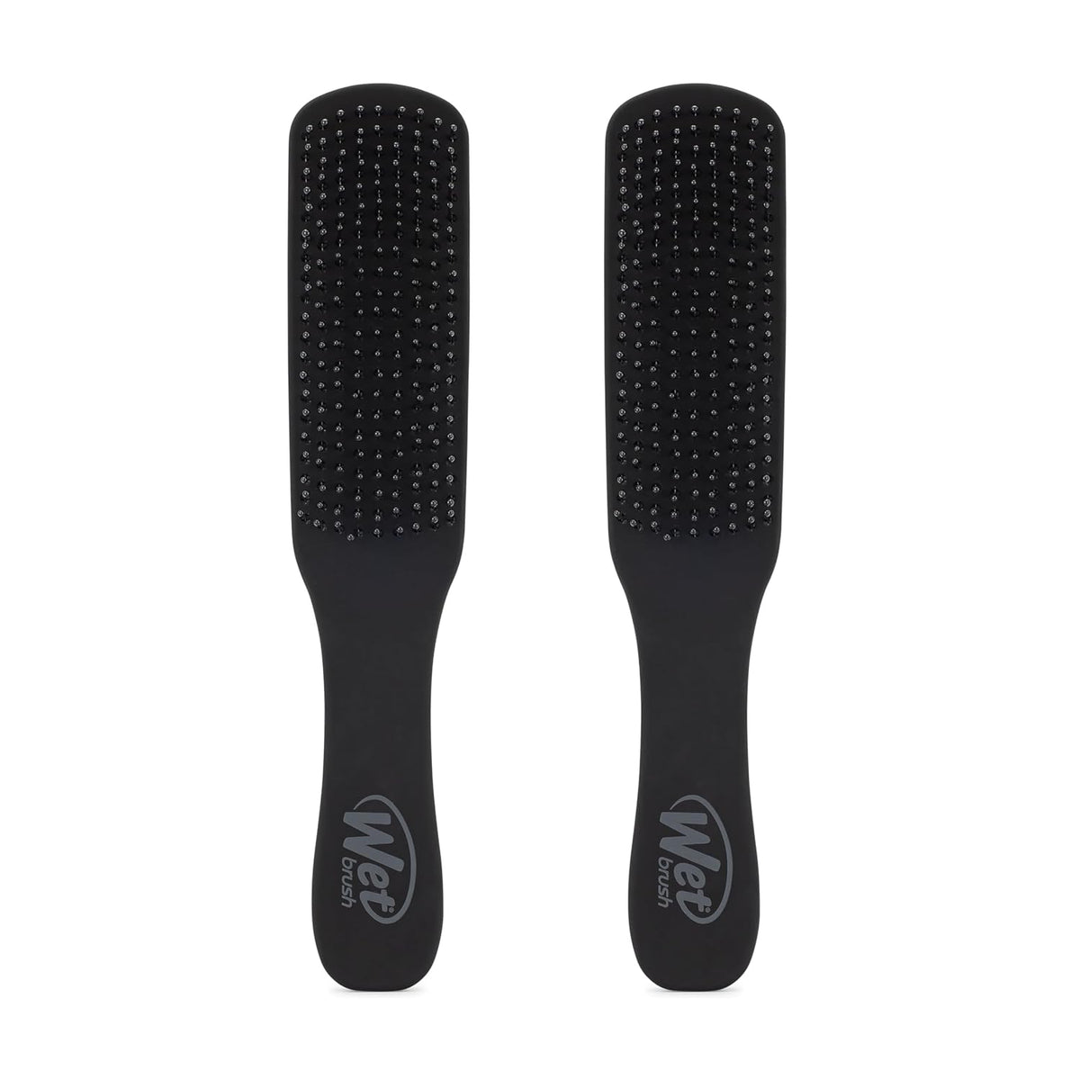Wet Brush Detangling Hair Brush for Men, Black, Stimulates Scalp & Beard for Fuller Stronger Hair, Intelliflex Detangler Help Bristles Promote Growth & Protect from Breakage, Pain-Free