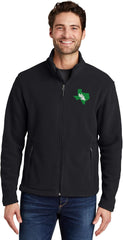Sorority Letters Shop University of North Texas Mens Fleece Jacket with UNT embroidered logo