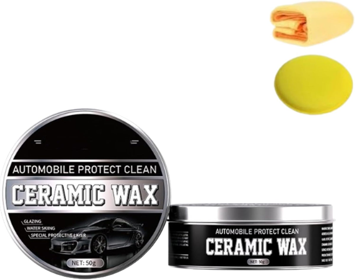 Gelaibeimei Wax, Ceramic Coating Wax, Titanium Ceramic Waxes Cream, Strong Protection Car Coating Polishing Waxes, Long-Lasting and Easy to Use for a Variety of Vehicles (1PCS)