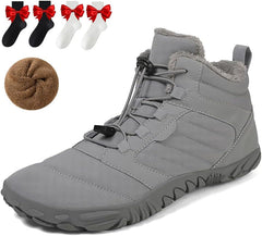 Giltpeak Hike Winter Barefoot Shoes for Elderly Women Mens, Waterproof Wide Hike Barefoot Winter, Winter Wide Toe Barefoot Hiking Shoes Boots
