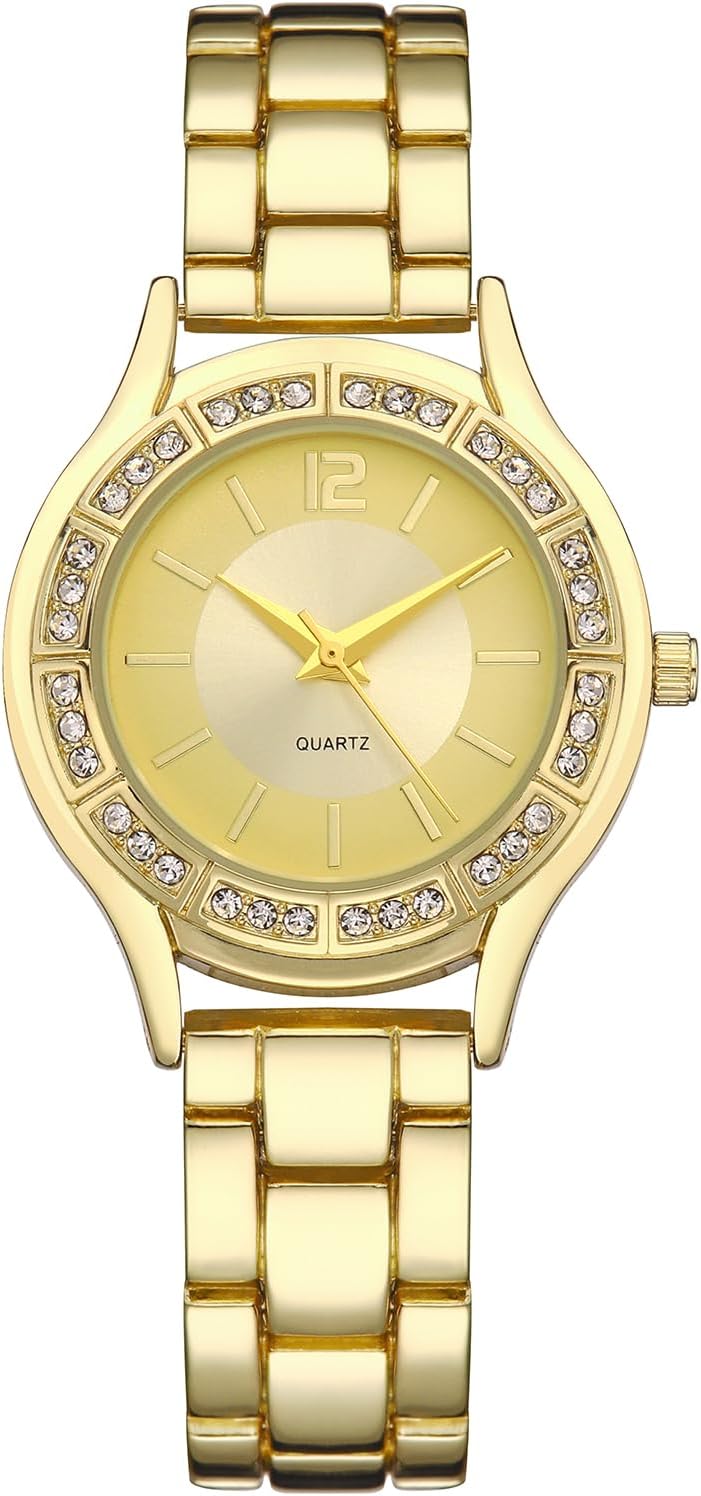 Womens Waterproof Wrist Watch,Women's Small Thin Analog Bracelet Quartz Watch Dainty Christmas Gifts