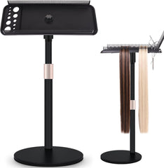 Hair Extension Holder Hanger Braiding Rack Extension Tool Double-Side Teeth Extension Display Holder Hair Separator holder for Hair Salon Home (Tripod not included)