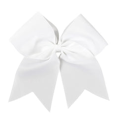 7 Inch Jumbo Solid Color Bows with Alligator Hair Clips For Girls and Women (Green)