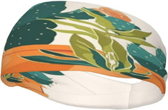 Cartoon Tiger Sports Sweatband, Unisex Headbands for Men and Women,Stretchy, Breathable, and Moisture-Wicking