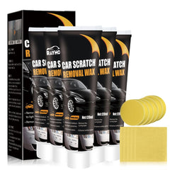 Scratch Remover for Vehicles, 2025 New Car Scratch Repair Paste for Deep Scratches, Universal Car Paint Scratch Repair Scratch Remover Kit with Wipe and Sponge (5 pcs)