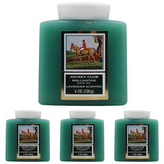 Jockey Club Solid Brilliantine Hair Styling Oil, Helps Softens All Hair Types, Lavender Scented, 4 Fl Oz Plastic Jar