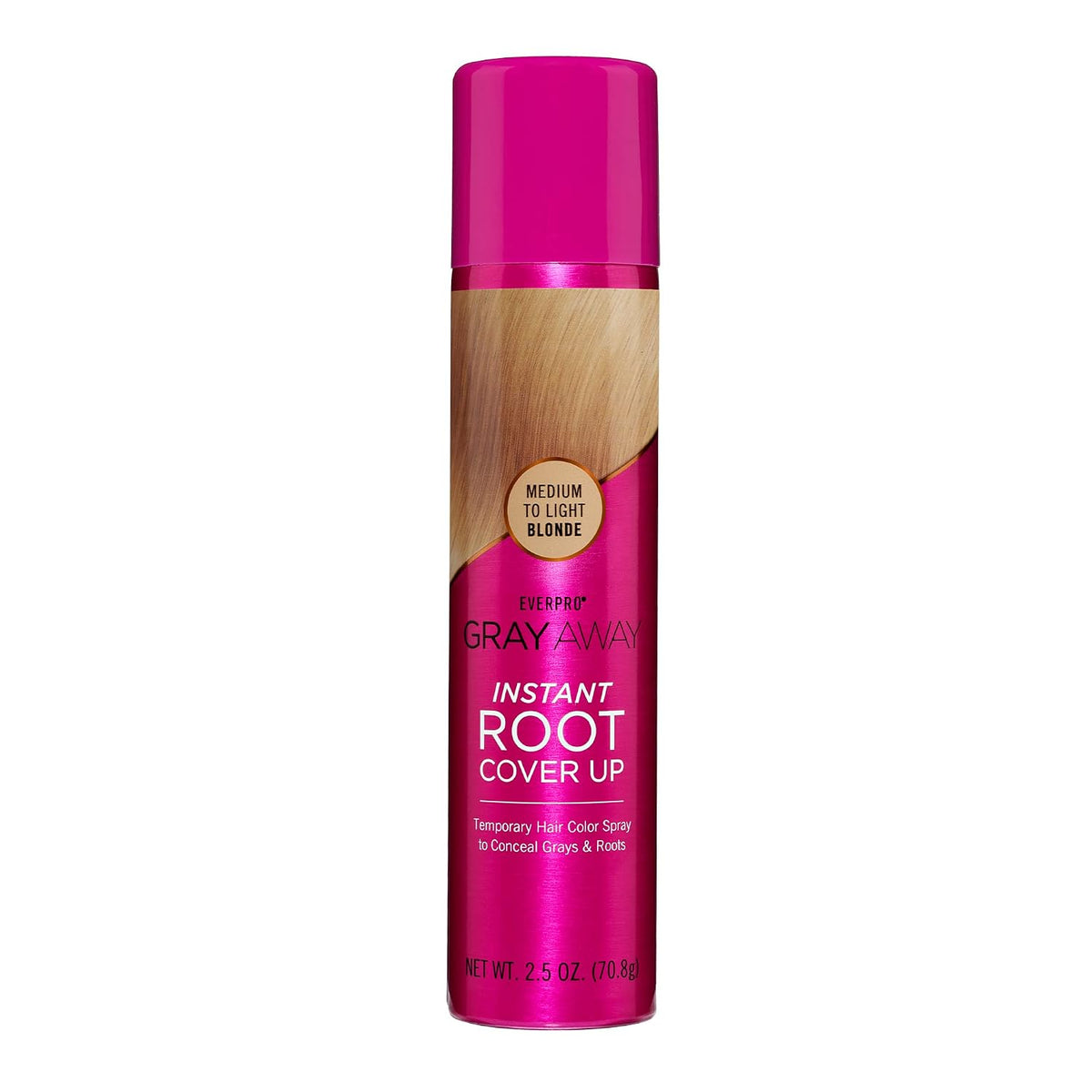 EVERPRO Gray Away Instant Root Cover Up Spray 2.5oz - Light Brown