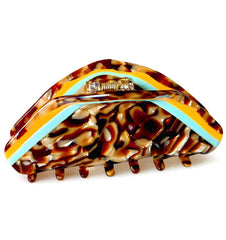 Fun Food Hair Claw Clip, Hot Dog Hair Claw Clips 4in Medium Acetate Hair Clips for Women and Girls Unique Hair Accessories (Colorful)