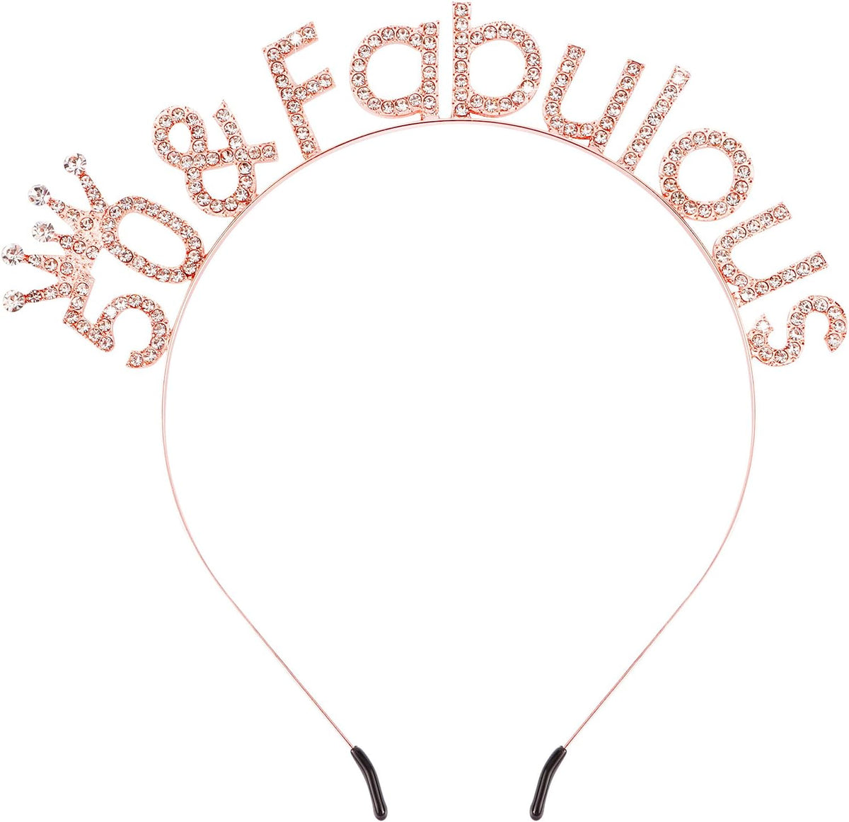 50th Birthday Decorations for Women 50 and Fabulous Birthday Headband Tiara Queen Crown Gifts