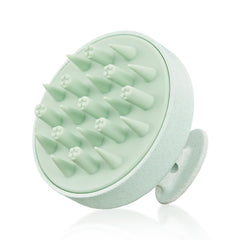 HEETA Hair Scalp Massager for Hair Growth, Shampoo Brush, Scalp Scrubber Exfoliator with Soft Silicone Bristles for Dandruff Removal to Relieve Stress, Wet Dry Use Updated Material, Beige