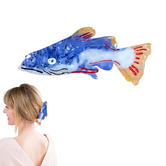 Novelty Salmon Fish Hair Clip, Acetate Hair Clips, Girl Women Small Claw Hairpin, Non Slip Unique Cute Barrettes for Thick and Thin Hair