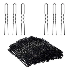 U Shaped Hair Pins, IKOCO 2.4inch Hair Pins for Women with Storage Box, Brown